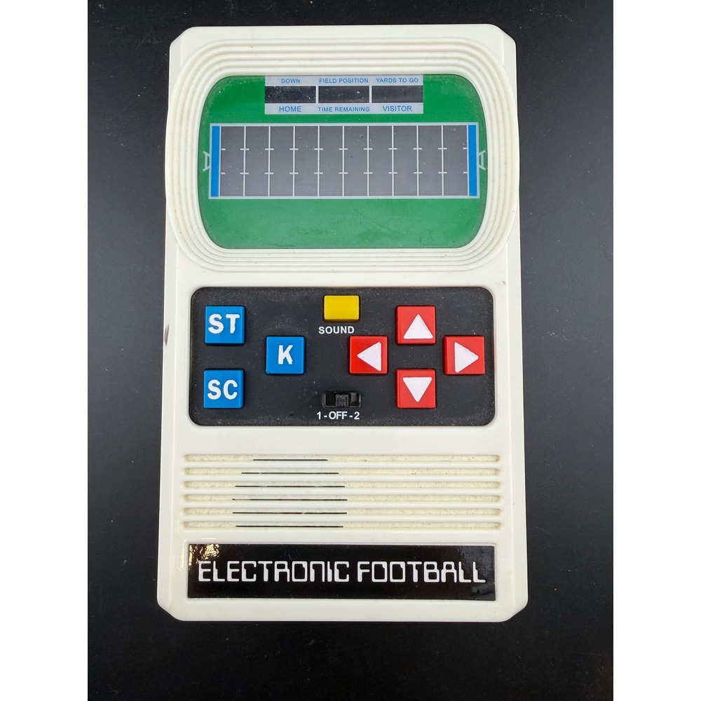 Mattel Electronic Football Handheld Retro LED Game Vintage Style 12408AX